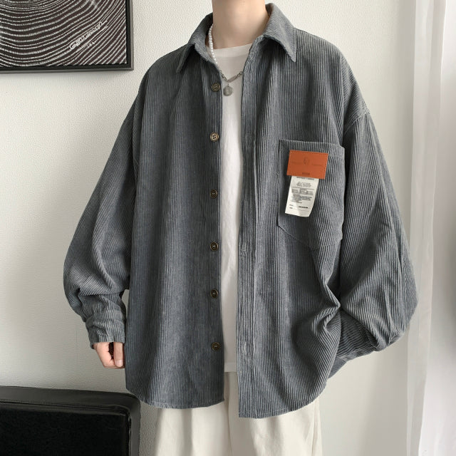 Corduroy Long Sleeve Shirts