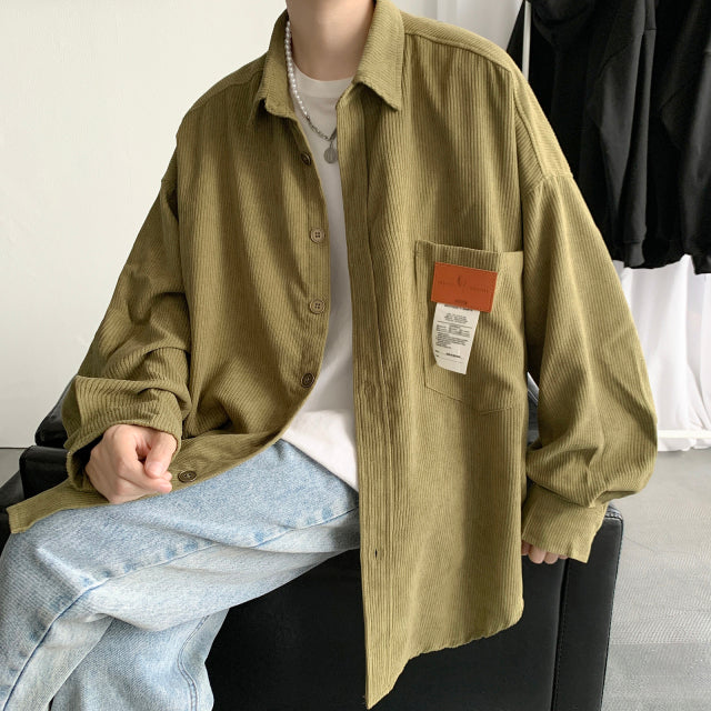 Corduroy Long Sleeve Shirts