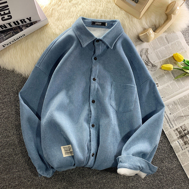 Corduroy Long Sleeve Shirts