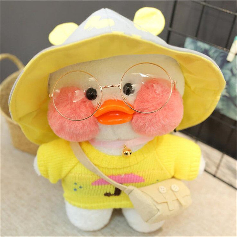 Coffee Yellow Duck Plush Toy