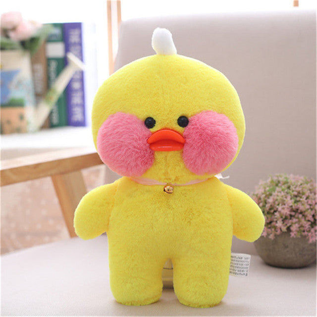 Coffee Yellow Duck Plush Toy