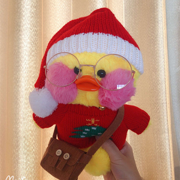 Coffee Yellow Duck Plush Toy