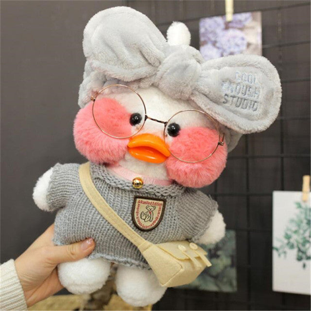 Coffee Yellow Duck Plush Toy