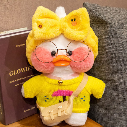 Coffee Yellow Duck Plush Toy