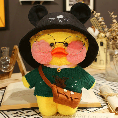 Coffee Yellow Duck Plush Toy