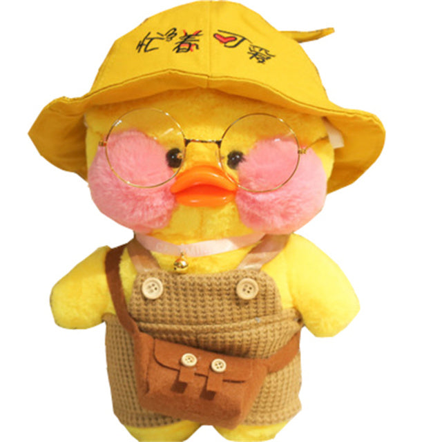 Coffee Yellow Duck Plush Toy