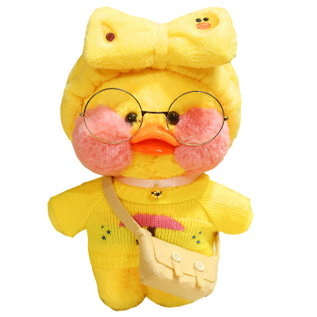 Coffee Yellow Duck Plush Toy