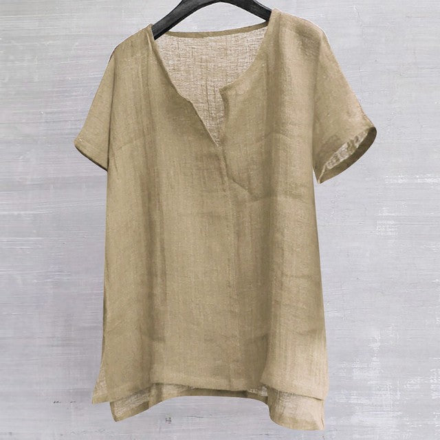 Solid Color Long Sleeve Loose Shirt